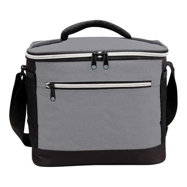 Polyester Insulated Picnic Bag featuring a zippered Main Compartment, zippered Front... from ASI 90859 Tempo Industries Inc