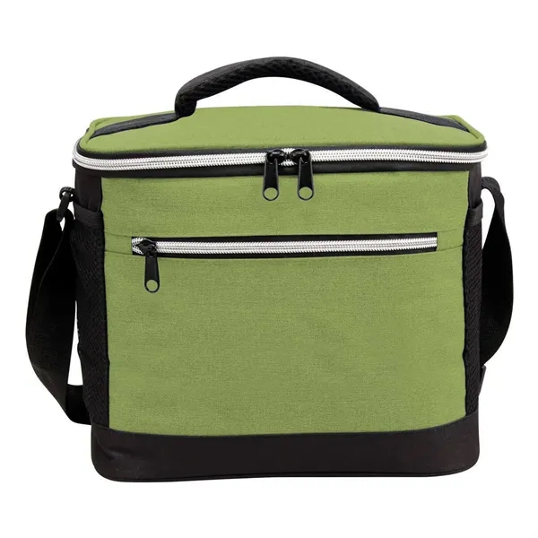 Polyester Insulated Picnic Bag featuring a zippered Main Compartment, zippered Front... from ASI 90859 Tempo Industries Inc