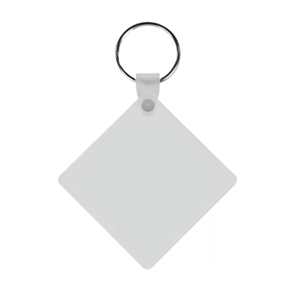 Diamond shaped MDF keychain plus free sublimation heat transfer printing in... from ASI 37218 Athena Promo (tm)