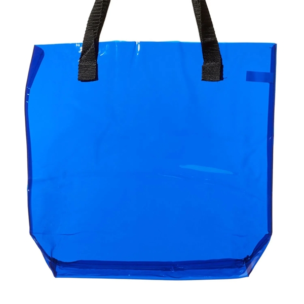 Easy Go PVC clear beach tote bags plus free 1 color... from ASI 37218 Athena Promo (tm)