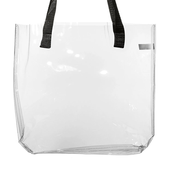 Easy Go PVC clear beach tote bags plus free 1 color... from ASI 37218 Athena Promo (tm)