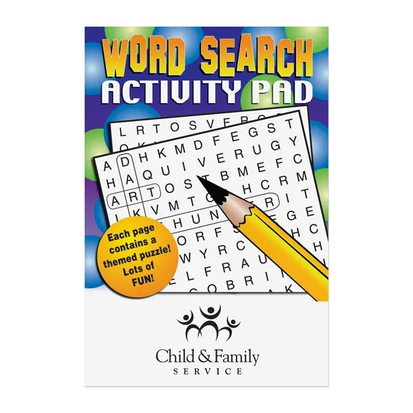 Word search activity pad with 16 pages plus the cover.... from ASI 98360 WOWLine / WOWLine®