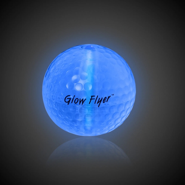 Glow flyer golf ball in assorted colors with 1 1/2" jumbo... from ASI 42016 Brighter Promotions Inc