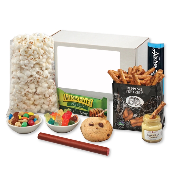 white shipper filled with energy boosting snacks and treats... from ASI 68680 Maple Ridge Farms Inc