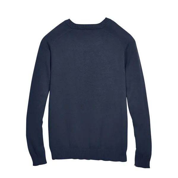 Devon & Jones men's V-neck sweater made from 100% airspun cotton.... from ASI 34063 alphabroder