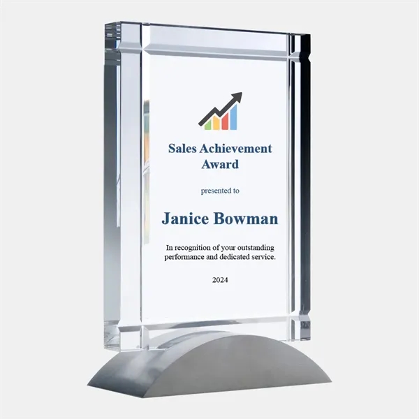 Honor corporate excellence and celebrate milestone achievements with this Color Imprinted... from ASI 47791 Best Deal Awards