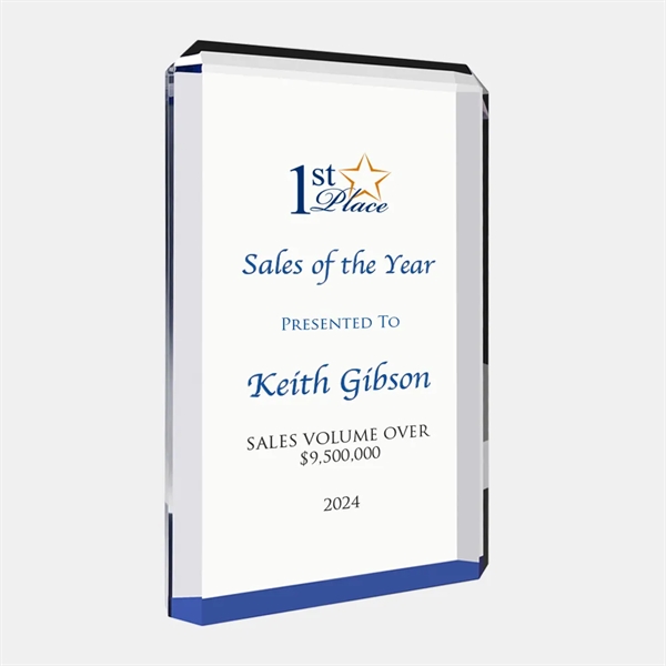 Honor corporate excellence and celebrate milestone achievements with this Color Imprinted... from ASI 47791 Best Deal Awards