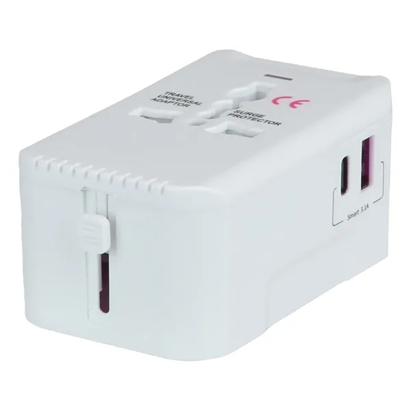 Universal Adapter w/ USB-A & USB-C Ports.... from ASI 46755 Cosmo Promos