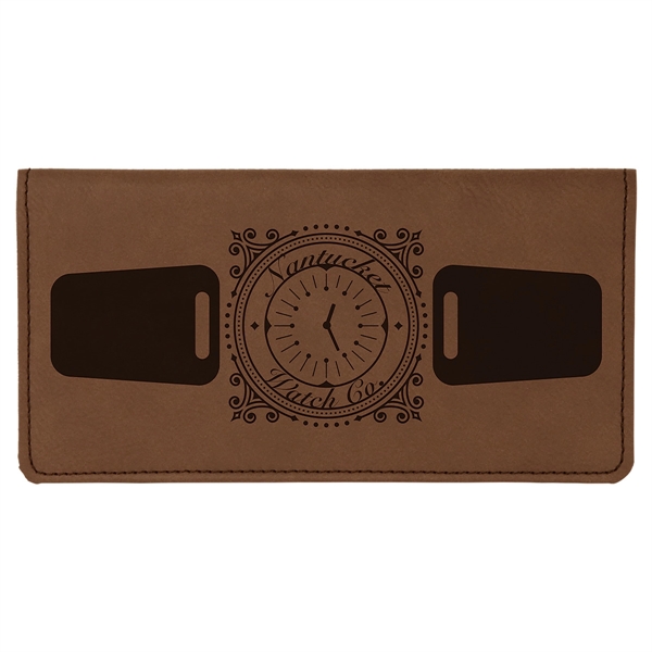 6 3/4' x 3 1/2" x 1/16" checkbook cover that's made... from ASI 74601 Calico