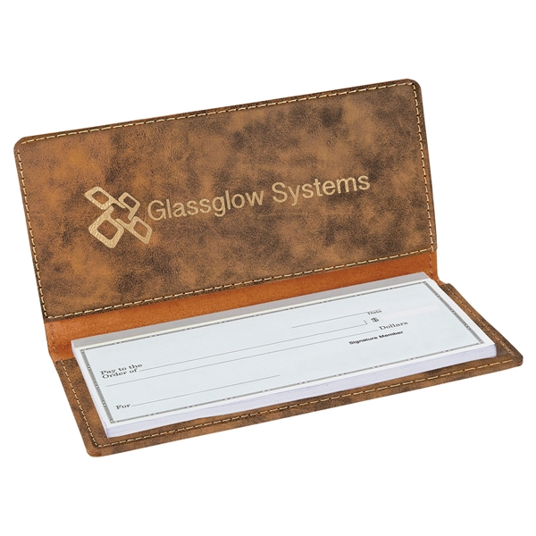 6 3/4' x 3 1/2" x 1/16" checkbook cover that's made... from ASI 74601 Calico