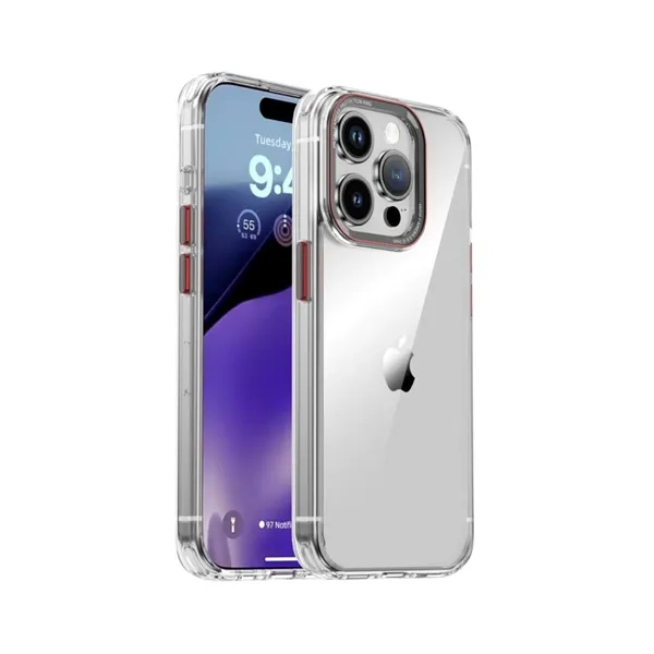 Metal button mobile phone case plus 1 color silkscreen imprint on... from ASI 37218 Athena Promo (tm)