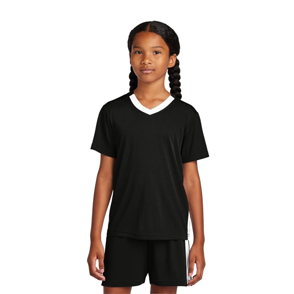 Sport-Tek Youth Competitor United V-Neck... from ASI 84863 SanMar
