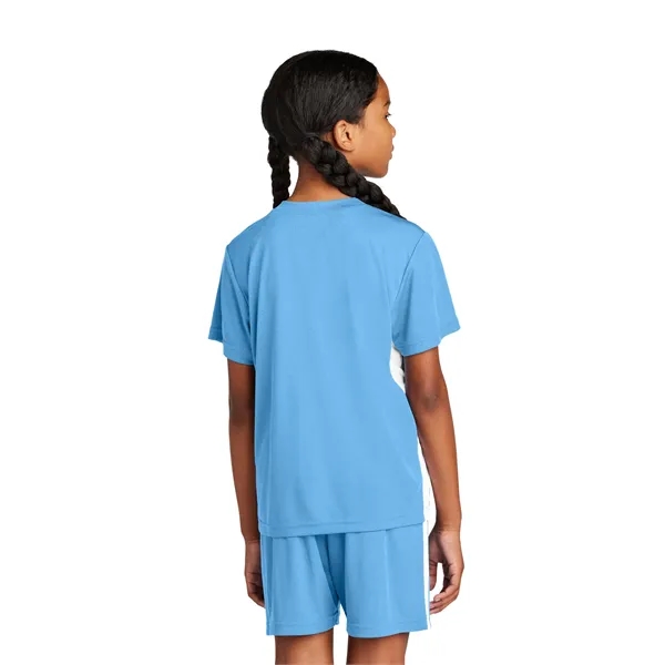 Sport-Tek Youth Competitor United V-Neck... from ASI 84863 SanMar