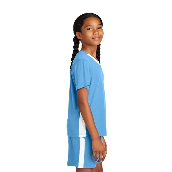 Sport-Tek Youth Competitor United V-Neck... from ASI 84863 SanMar