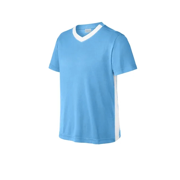 Sport-Tek Youth Competitor United V-Neck... from ASI 84863 SanMar