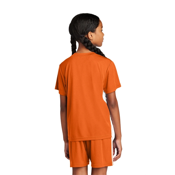 Sport-Tek Youth Competitor United V-Neck... from ASI 84863 SanMar