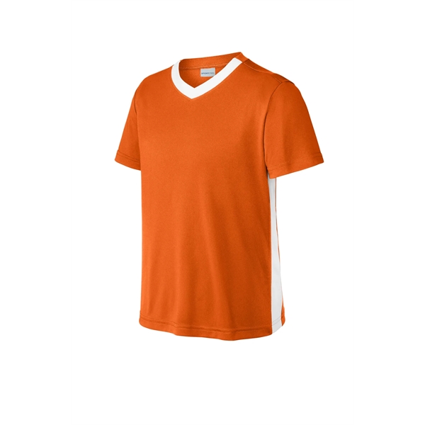 Sport-Tek Youth Competitor United V-Neck... from ASI 84863 SanMar