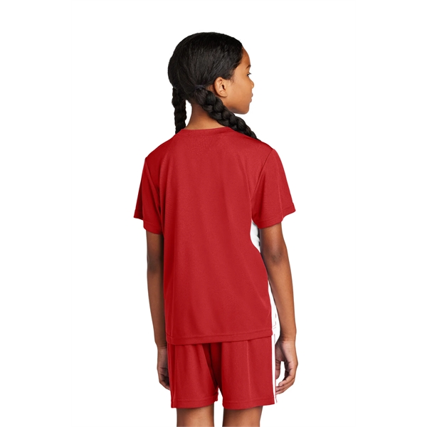 Sport-Tek Youth Competitor United V-Neck... from ASI 84863 SanMar