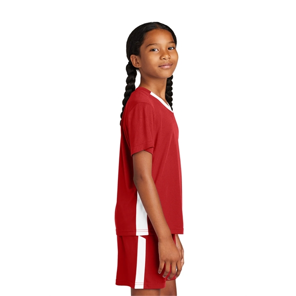Sport-Tek Youth Competitor United V-Neck... from ASI 84863 SanMar