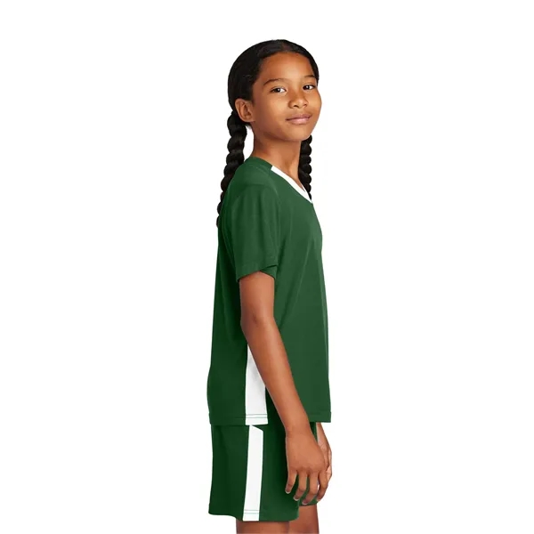 Sport-Tek Youth Competitor United V-Neck... from ASI 84863 SanMar