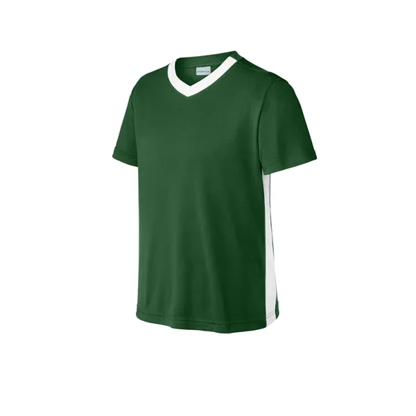 Sport-Tek Youth Competitor United V-Neck... from ASI 84863 SanMar