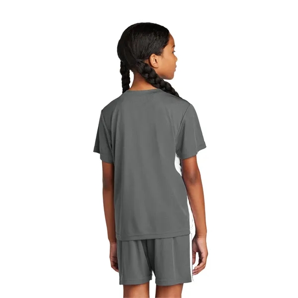 Sport-Tek Youth Competitor United V-Neck... from ASI 84863 SanMar