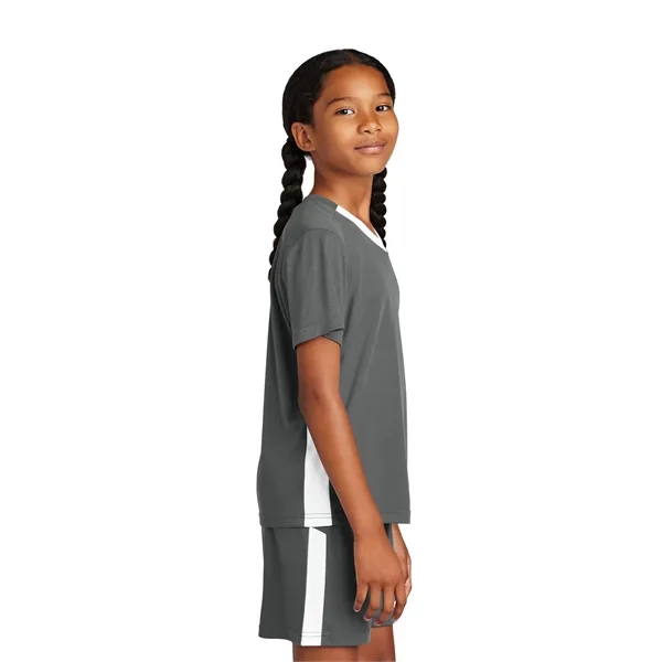 Sport-Tek Youth Competitor United V-Neck... from ASI 84863 SanMar