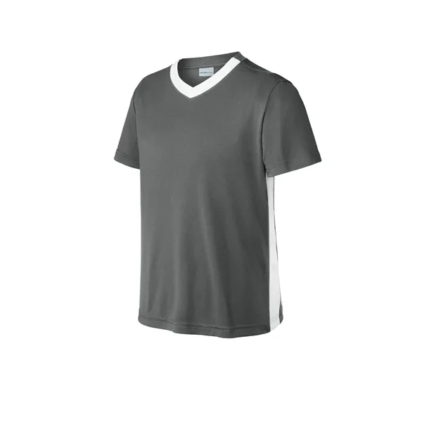 Sport-Tek Youth Competitor United V-Neck... from ASI 84863 SanMar
