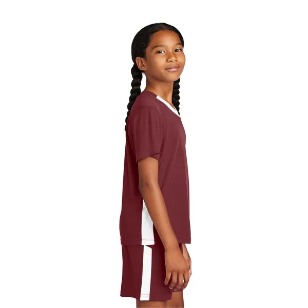 Sport-Tek Youth Competitor United V-Neck... from ASI 84863 SanMar