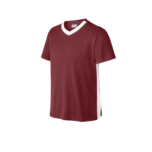 Sport-Tek Youth Competitor United V-Neck... from ASI 84863 SanMar