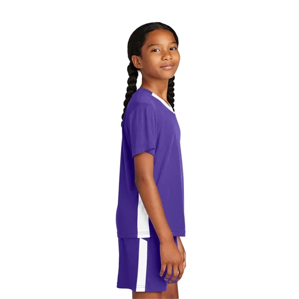 Sport-Tek Youth Competitor United V-Neck... from ASI 84863 SanMar
