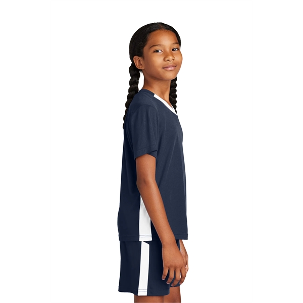 Sport-Tek Youth Competitor United V-Neck... from ASI 84863 SanMar