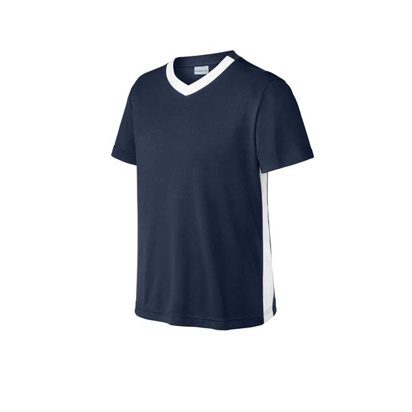 Sport-Tek Youth Competitor United V-Neck... from ASI 84863 SanMar