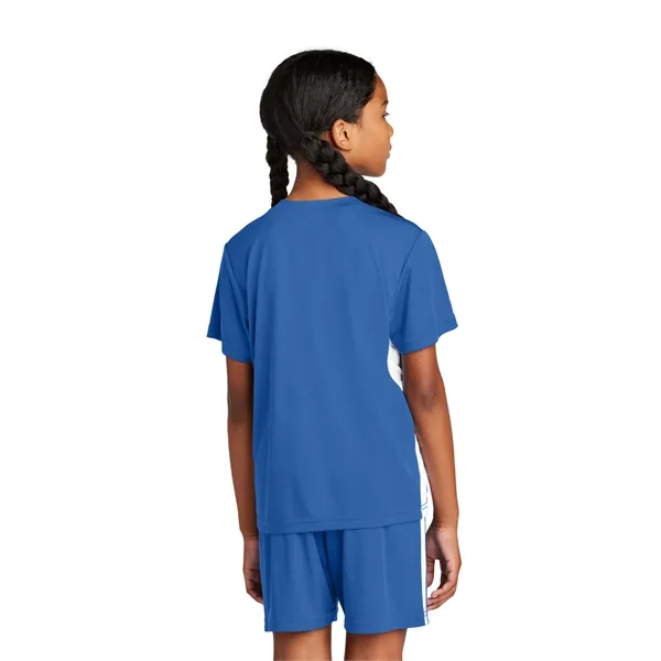 Sport-Tek Youth Competitor United V-Neck... from ASI 84863 SanMar