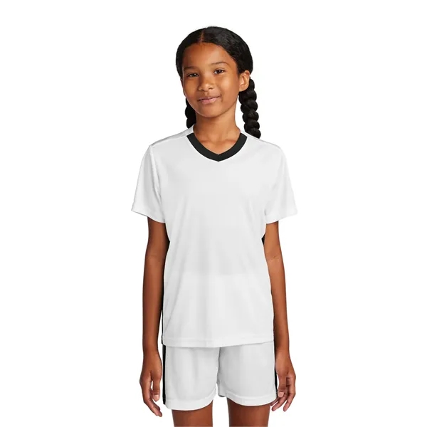 Sport-Tek Youth Competitor United V-Neck... from ASI 84863 SanMar