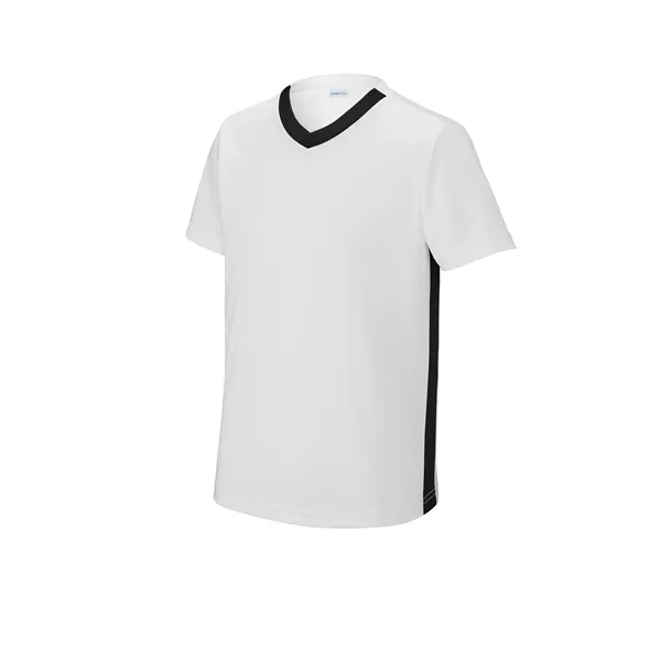 Sport-Tek Youth Competitor United V-Neck... from ASI 84863 SanMar