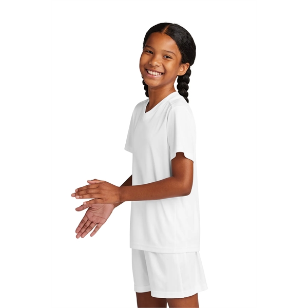 Sport-Tek Youth Competitor United V-Neck... from ASI 84863 SanMar