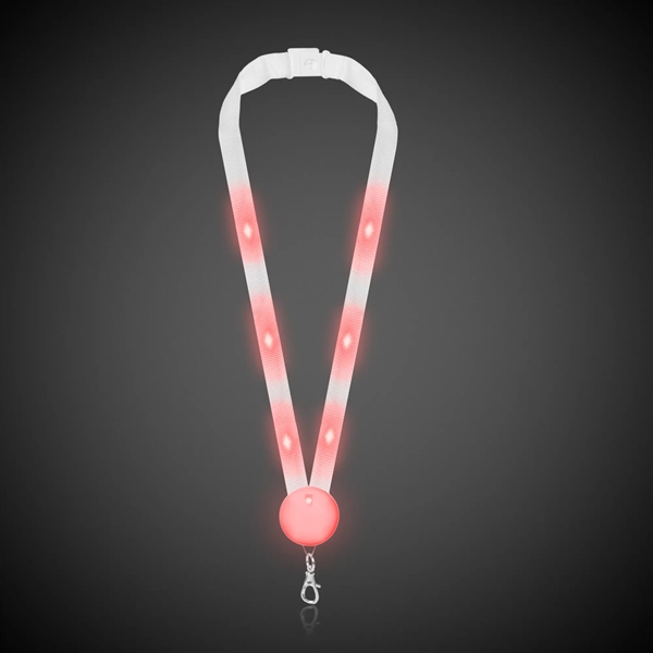 32" flat nylon lanyard with LED lights in your choice of... from ASI 42016 Brighter Promotions Inc / Chemical Light™