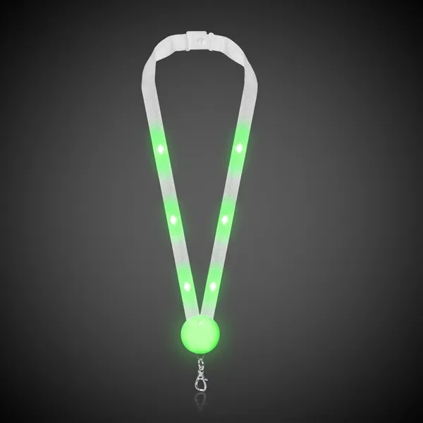 32" flat nylon lanyard with LED lights in your choice of... from ASI 42016 Brighter Promotions Inc / Chemical Light™