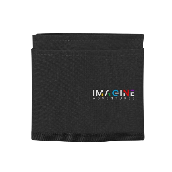 Beverage caddy with a trolley sleeve, hook and loop closure, two... from ASI 61125 Hit Promotional Products / Hit®