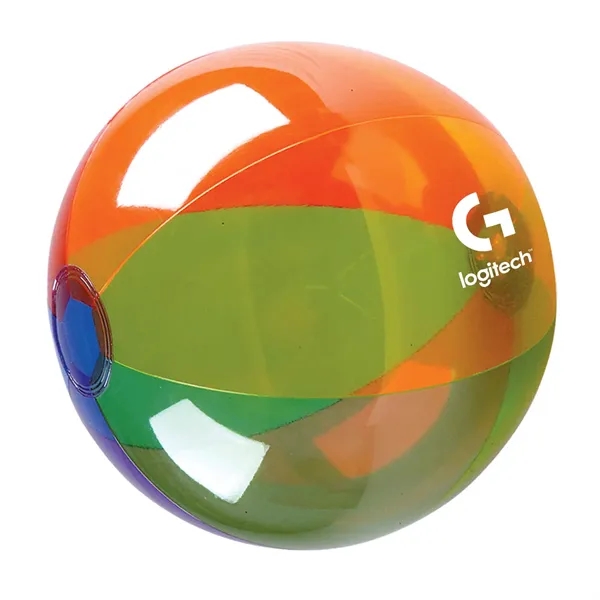 16" translucent inflatable beach ball.... from ASI 63549 Jornik Manufacturing Corp / Jornik