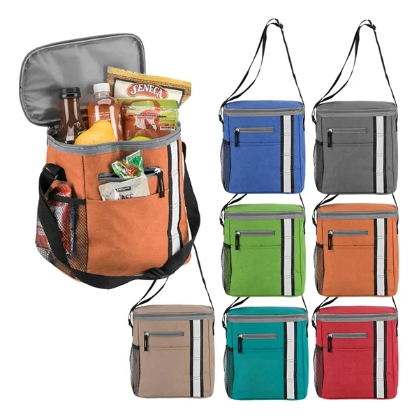 Heathered Polyester Lunch Cooler Bag... from ASI 31517 Admart Products / Admart Line