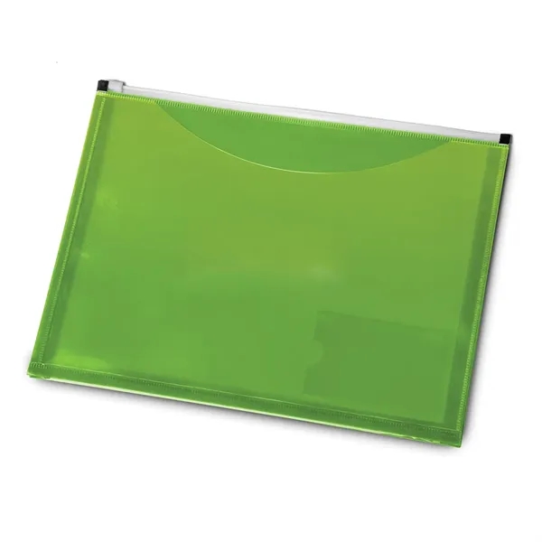Translucent Zippered Document Folder... from ASI 31517 Admart Products / Admart Line