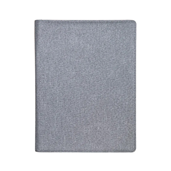 Linen cover tech accessory organizer portfolio notebook.... from ASI 31517 Admart Products / Admart Line