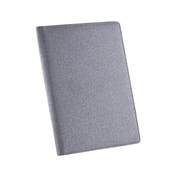 Linen cover tech accessory organizer portfolio notebook.... from ASI 31517 Admart Products / Admart Line