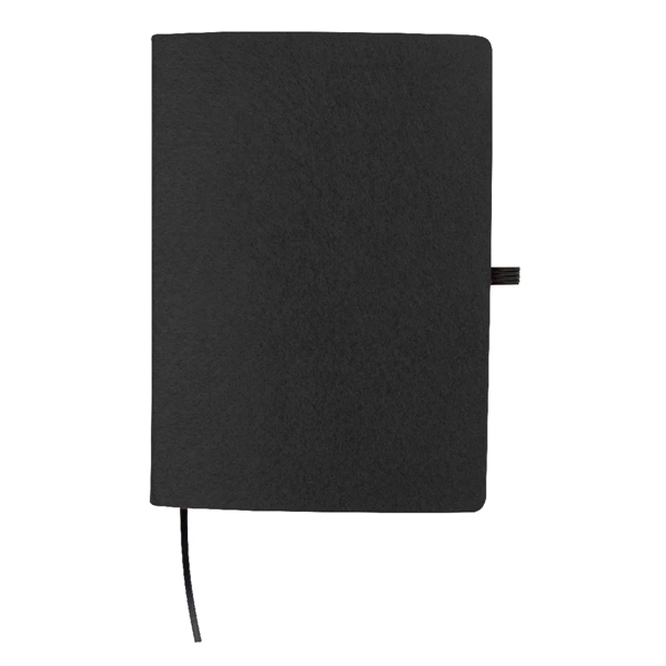 80 page notebook with rPET felt cover, bookmark and elastic pen... from ASI 61125 Hit Promotional Products / Hit®