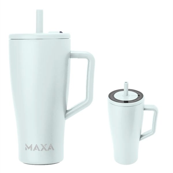 30 oz. insulated stainless steel tumbler with handle, lid and straw.... from ASI 61125 Hit Promotional Products / Hit®