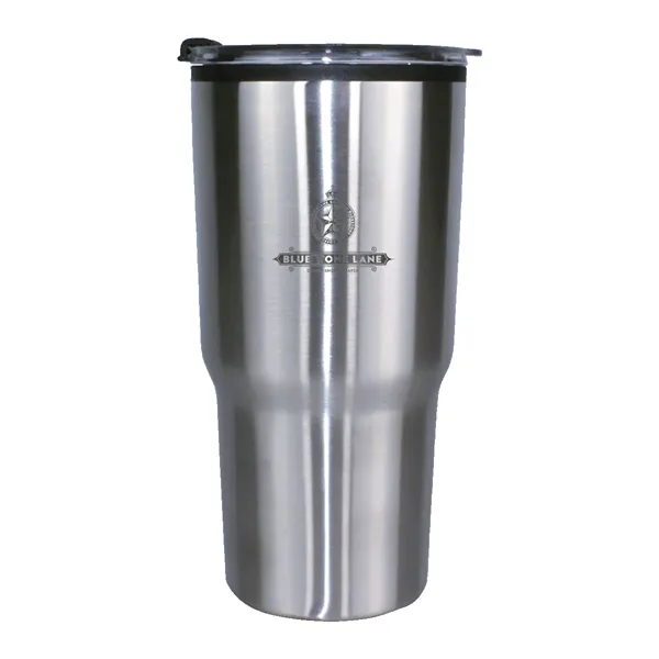 20 oz. Ares Tumbler with Stainless Straw/Flip Top Lid, Laser... from ASI 30270 Aakron Line