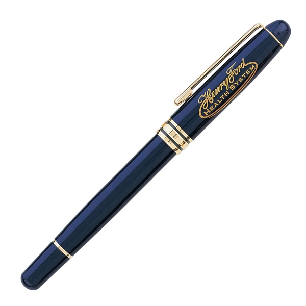 Cap-off rollerball pen with a metallic color barrel with gold clip... from ASI 68190 Lungsal / Lungsal