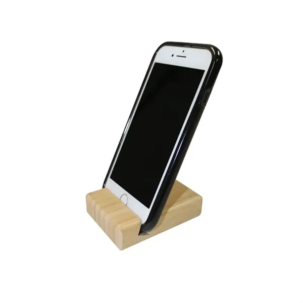 Eco-friendly bamboo phone stand plus 1c1p silkscreen or laser engraving plus... from ASI 37218 Athena Promo (tm)